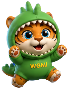 Flying Dino Baby Tiger - 3D NFT artwork